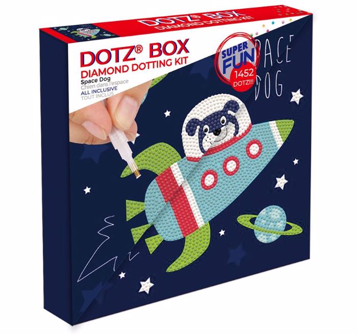DIAMOND DOTZ KAMBADAKI 22*22CM SPACE DOG