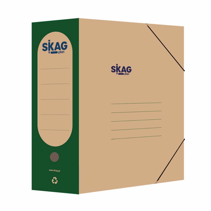 SKAG XARTINO KOuTI ME LASTIXO ME RAXI 12cm