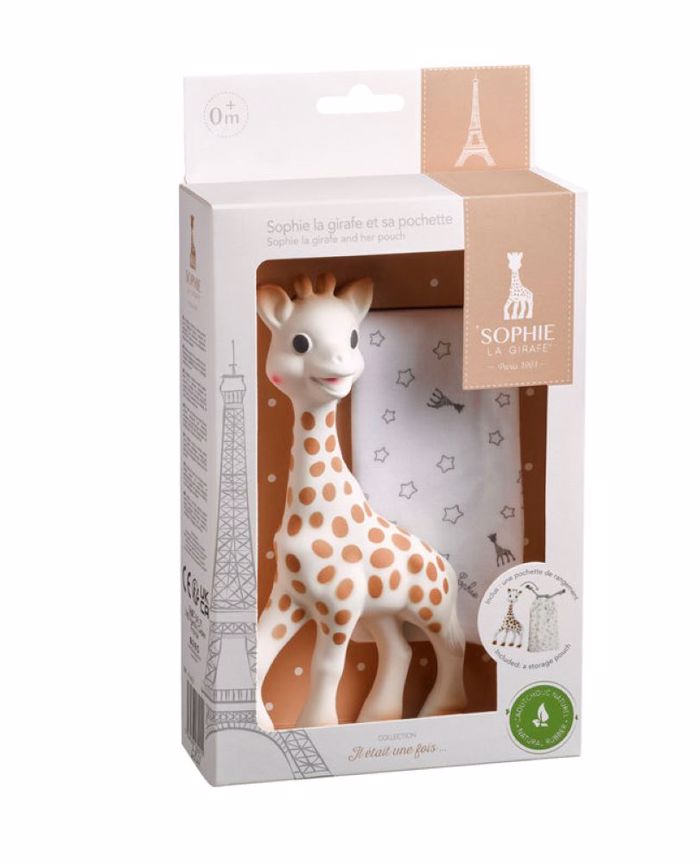 SOPHIE LA GIRAFE TO PROTO PAIXNIDI TOu MOROu-ME ThIKI APOThIKEuSIS