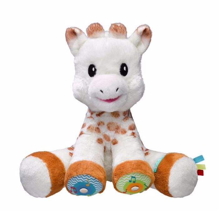 SOPHIE LA GIRAFE LOuTRINO PAIXNIDI POu METAFEREI TIN MOuSIKI ME ENA AGIGA