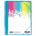 SKAG SOuPL SPIRAL A4 40Th ME LASTIXO & ThIKI-NEON XROMATA