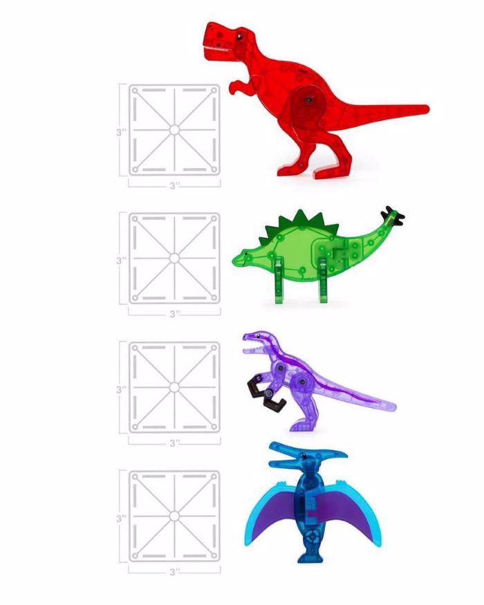 MAGNATILES DINOWORLD 40 SET