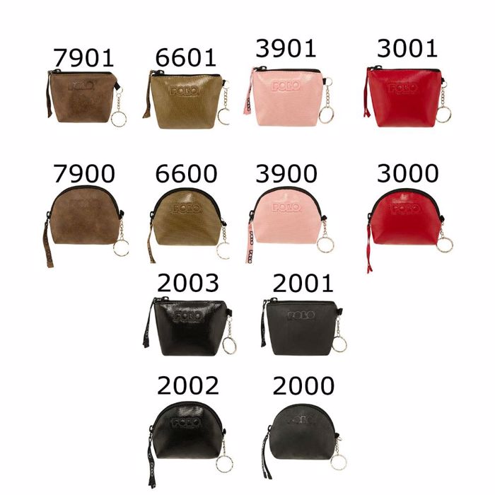 POLO MINI PORTOFOLAKI VINYL KAFE
