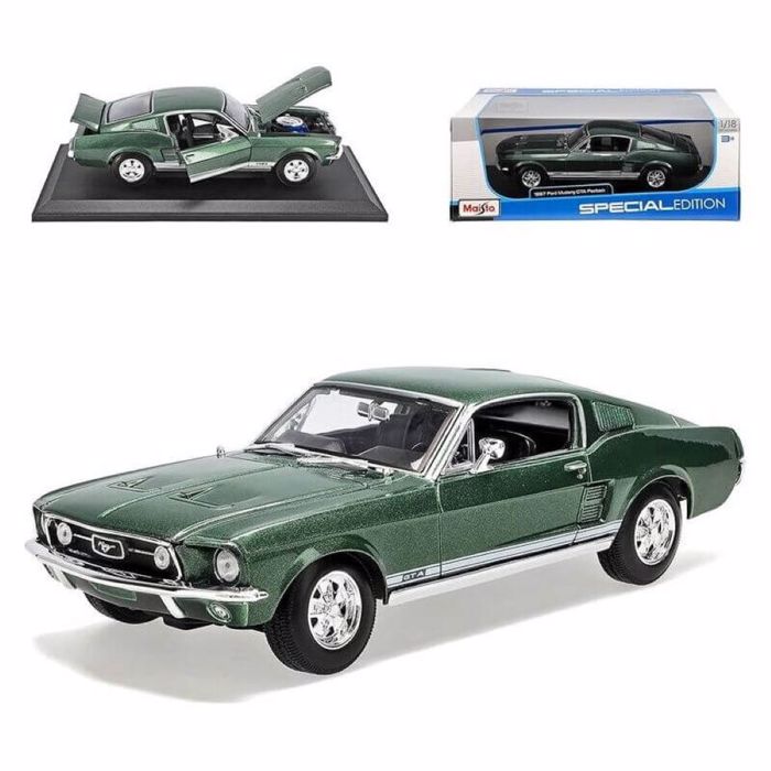 MAISTO 1/18 1967 FORD MUSTANG GTA FASTBACK