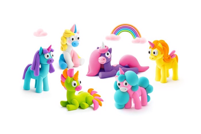 HEY CLAY RAINBOW UNICORNS