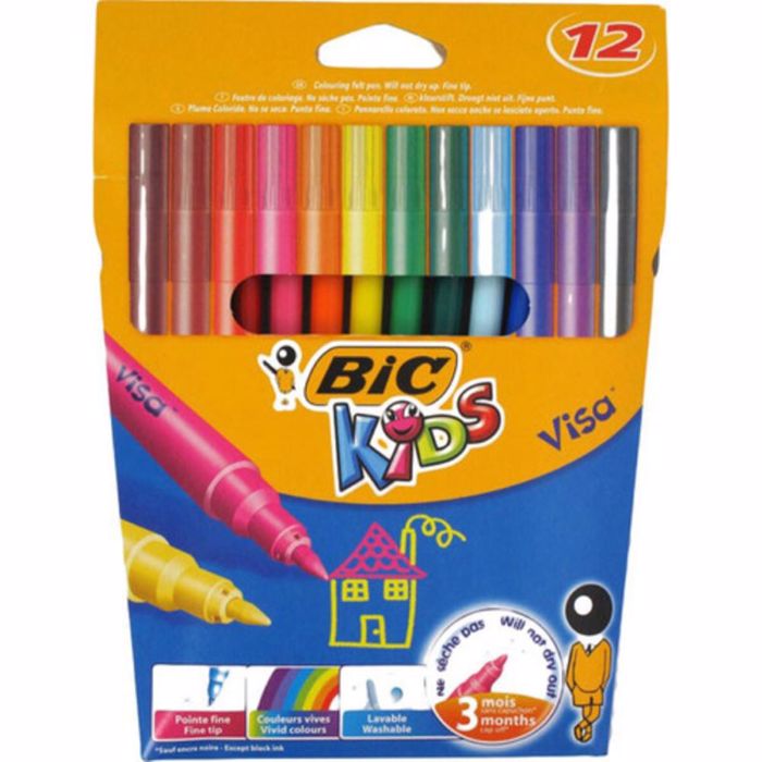 BIC VISA MARKADORAKIA 12tmx.