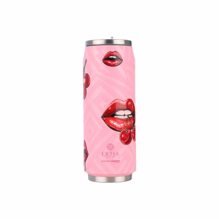 ThERMOS TRAVEL CUP SAVE THE AEGEAN 500ml BLUSH POP