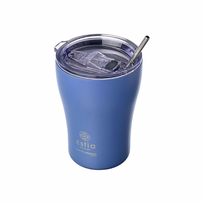 ThERMOS COFFEE MUG SAVE THE AEGEAN 350ml DENIM BLUE
