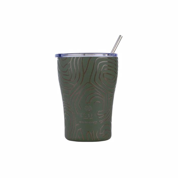 ThERMOS COFFEE MUG SAVE THE AEGEAN 350ml OLIVE FLOW