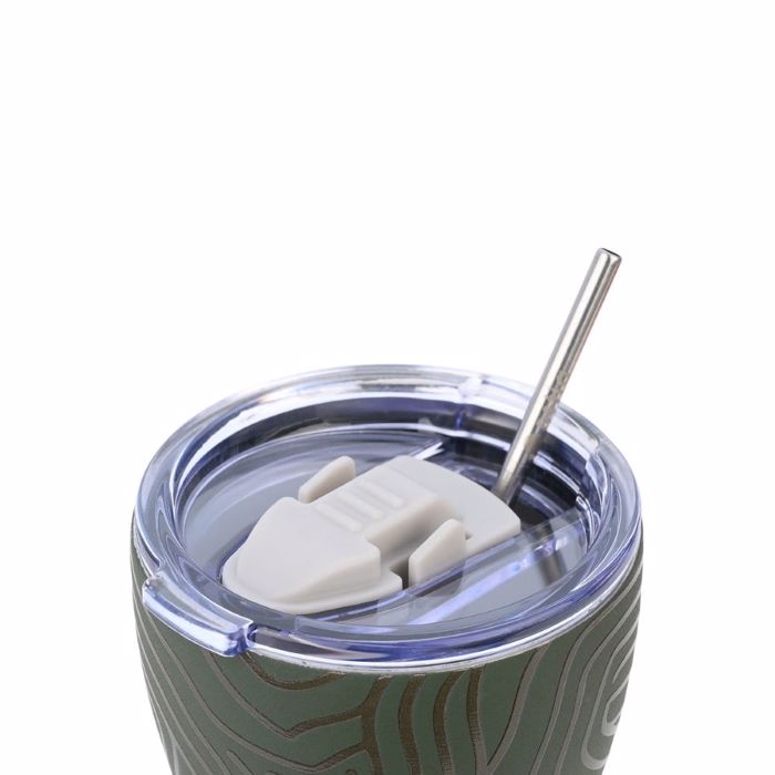 ThERMOS COFFEE MUG SAVE THE AEGEAN 350ml OLIVE FLOW