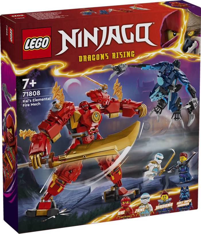 LEGO 71808 KAI'S ELEMENTAL FIRE MECH