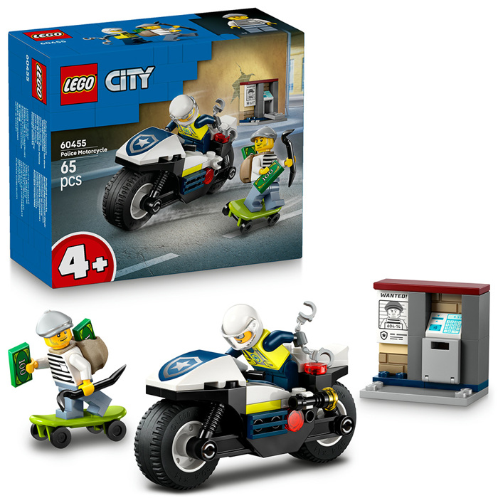 LEGO 60455 POLICE MOTORCYCLE CHASE