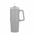 ThERMOS STRAW TUMBLER HOMELY 900ml PEBBLE GRAY