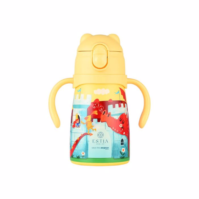 ThERMOS PAIDIKO BUBBLE BOTTLE SAVE THE AEGEAN 300ml FORTRESS DRAGON