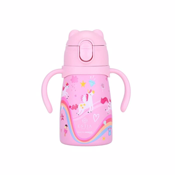 ThERMOS PAIDIKO BUBBLE BOTTLE SAVE THE AEGEAN 300ml RAINBOW DREAMS